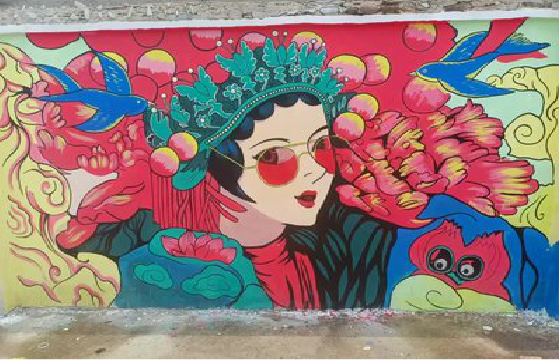  政和墙体彩绘-网红墙