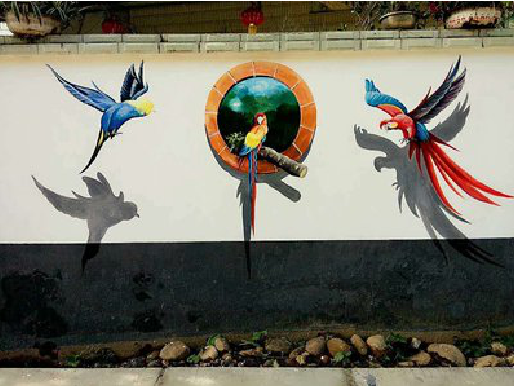  政和视觉错位-3D墙绘设计