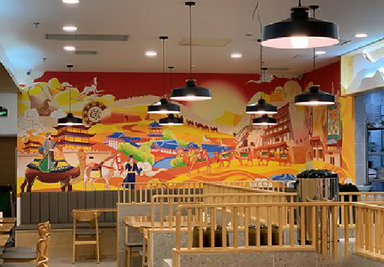  政和商业空间彩绘介绍。