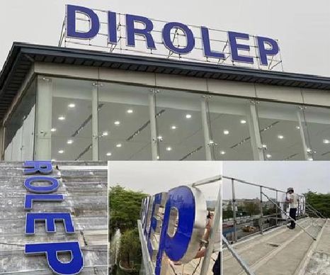  政和楼顶发光字安装的注意事项。